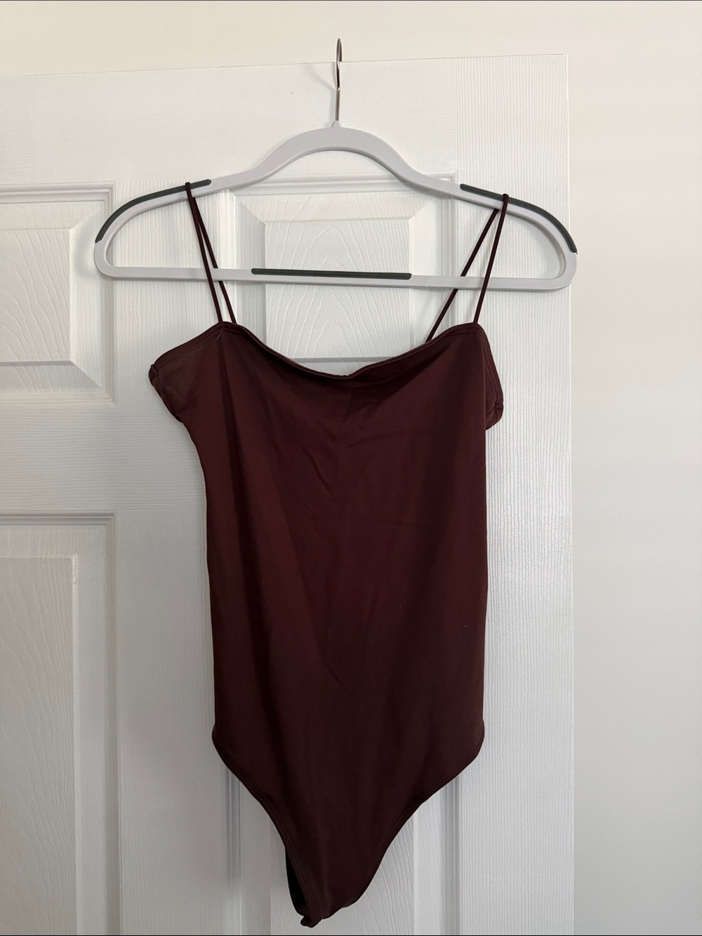 Abercrombie & Fitch Dark Brown Spaghetti Strap Bodysuit